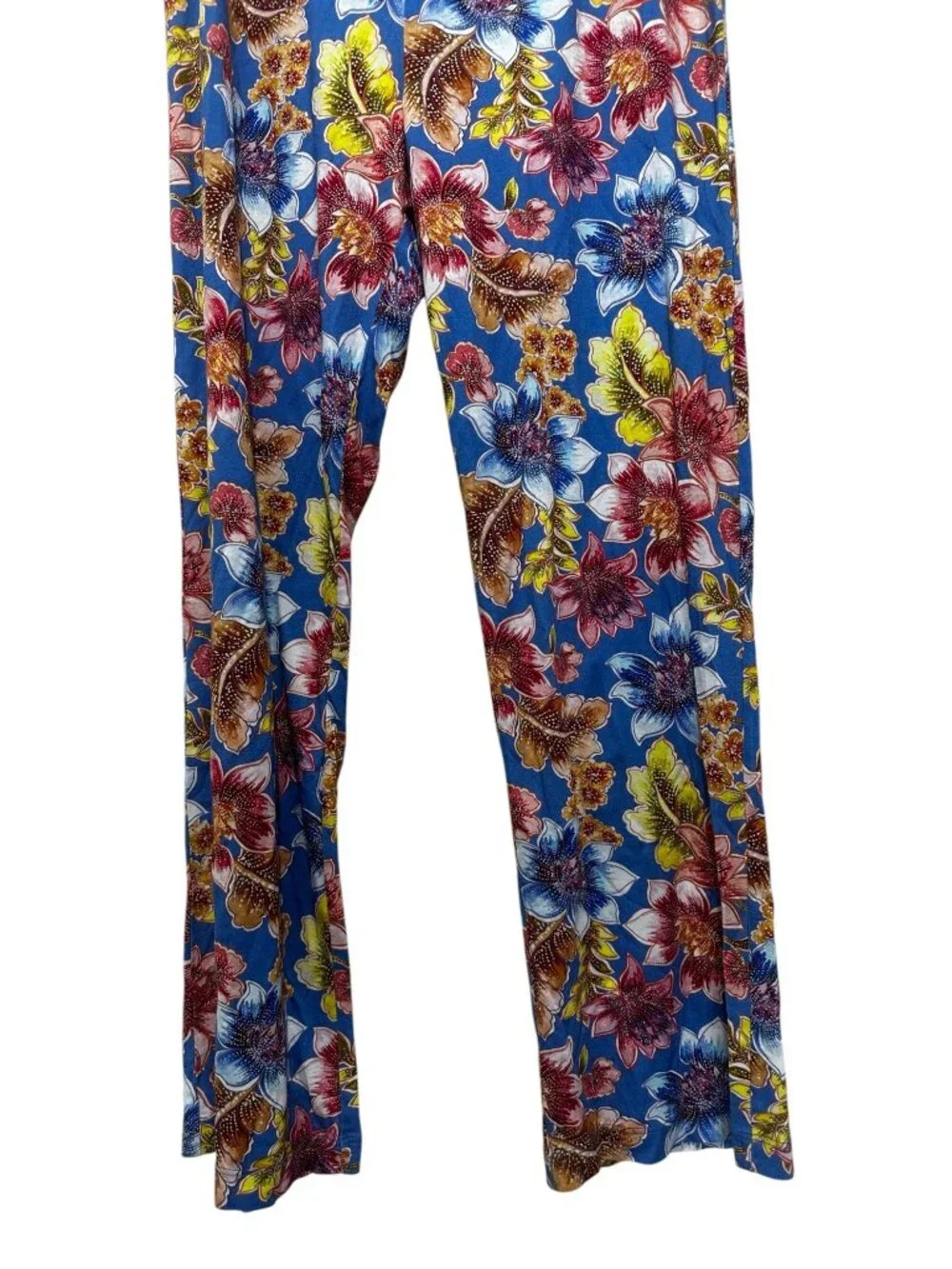 Johnny Was The Raglan Floral Pajamas Set Womens Small Top and flare Pants Cozy - Picture 10 of 16